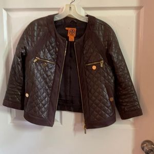 Tory Burch Leather and Suede mix jacket